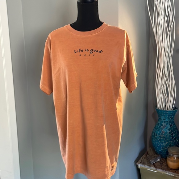 Life Is Good Other - Life is Good Golf Orange Crusher T-Shirt